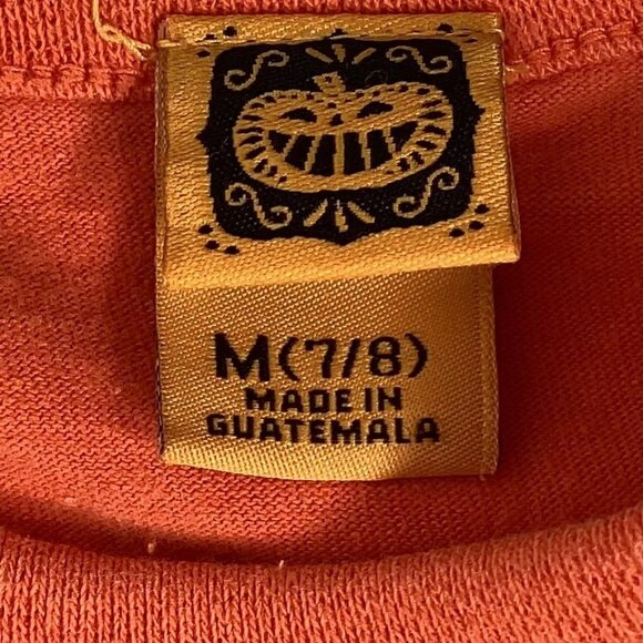 Vintage Y2K Orange Boo! Sequin Casual Short Sleeve Cropped T-Shirt Baby Tee / XS - Picture 6 of 7